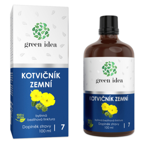 Green idea Kotvičník zemní - bezlihová tinktura