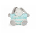 Kaloo plyšový zajíček bebe Pastel Chubby 25 cm 960082 tyrkysově-krémový