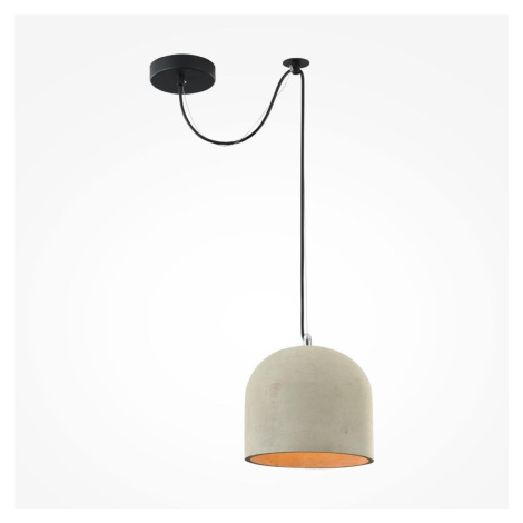 M T451-PL-01-GR Závěsné svítidlo Broni 60W šedá kov beton - MAYTONI