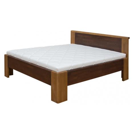 Postel Purtex Golem Rozměr: 160x200 cm, Materiál: Buk, Moření: palisandr