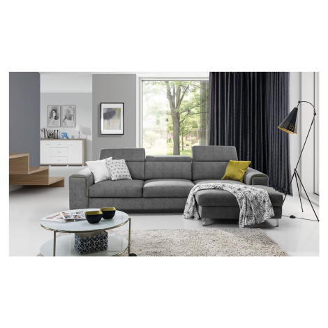 Sedací souprava Genova 1 Provedení: Levá varianta, Nožičky: Černé, látka: Cloud 87