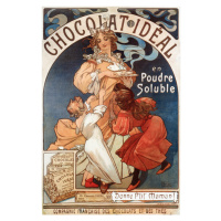 Obrazová reprodukce Chocolate Ideal, Alfons Mucha, 26.7 × 40 cm