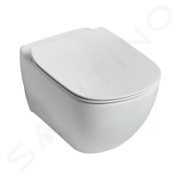 IDEAL STANDARD Tesi Závěsné WC se sedátkem, AquaBlade, bílá T354701