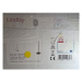 Lindby Lindby - Stojací lampa JEMILE 1xE27/40W/230V