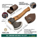 BeaverCraft Sekera Bushcraft Splitting Axe AX3 - 800g