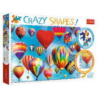 TREFL - Puzzle 600 Crazy Shapes - Barevné balóny