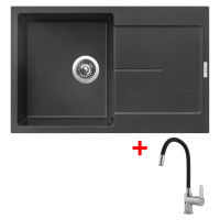 Sinks ULTIMA 790 Metalblack + Flexia ULTIMA 790 Metalblack + Flexia