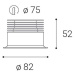 LED2 2150521DT SPOT B, W DIM 9W 2700K zápustné bílé