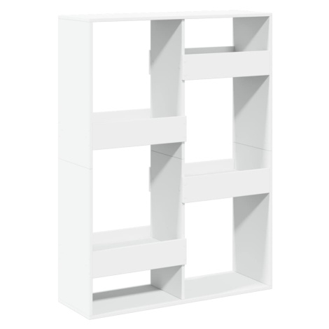 vidaXL Knihovna bílá 100 x 33 x 135 cm kompozitní dřevo