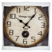 DekorStyle Nástěnné hodiny Lanie vintage hnědá