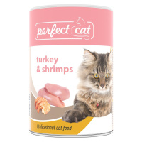 Perfect Cat Turkey & Shrimps (krůtí & krevety) 400g