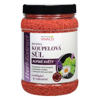 Vivaco Koupelová sůl Alpské květy 1500 g