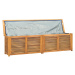 vidaXL Zahradní úložný box s vložkou 200 x 50 x 55 cm masivní teak