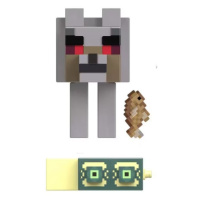 Mattel minecraft figurka nepřátelský vlk 9cm, hlb26