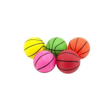 Míček basketbal guma 8,5cm v síťce Teddies
