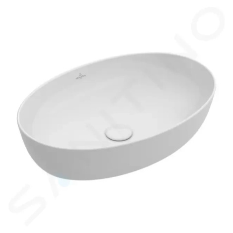 VILLEROY & BOCH Artis Umyvadlo na desku, 610x410 mm, CeramicPlus, Stone White 419861RW