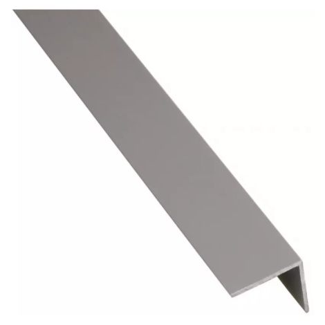 Rohový Profil Samolepící PVC Stříbrný Mat 19,5x19,5x2600