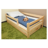STA Dětská postel Vráťa + šuplík 160x80 cm, Přírodní borovice