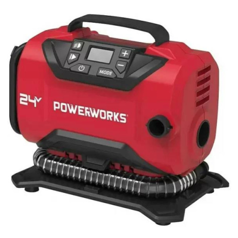 AKU kompresor Powerworks P24MT / 24 V / 11 bar / BEZ AKUMULÁTORU A NABÍJEČKY Varianta: ivi0