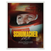 Umělecký tisk Michael Schumacher - Keep Fighting - 2023, (40 x 50 cm)