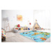 Obsession koberce Dětský kusový koberec Torino kids 233 WORLD MAP - 160x230 cm