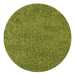 Ayyildiz koberce Kusový koberec Life Shaggy 1500 green kruh - 80x80 (průměr) kruh cm