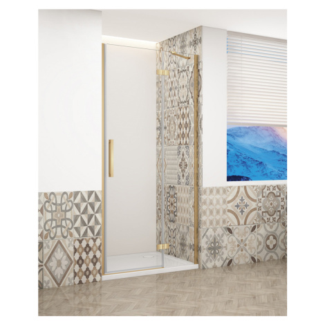 GELCO TRINITY GOLD dveře do niky pravé, 1000 čiré sklo, GT1210CR-G GT1210CR-G