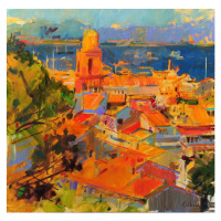 Obrazová reprodukce Golfe de Saint-Tropez, Graham, Peter, 40 × 40 cm