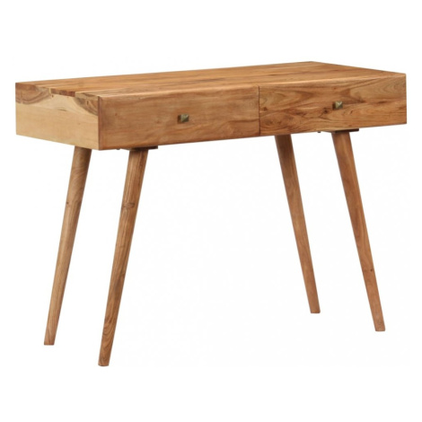 Psací stůl se 2 šuplíky akáciové dřevo Dekorhome