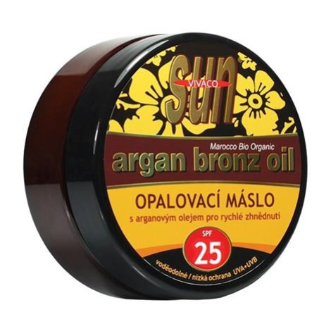 Sun Vital opalovací máslo s BIO arganovým olejem SPF 25 VIVACO