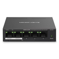 Mercusys MS105GP, 5-Port Gigabit switch, 4-Port PoE+