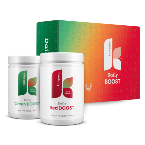 KOMPAVA Daily BOOST Vánoční sada – limitovaná edice (Green + Red + švihadlo)