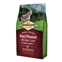 Carnilove Cat duck&pheasant adult hairball control 2kg