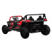 HračkyZaDobréKačky Elektrická bugina ATV RACING UTV2000, 4x150W červená