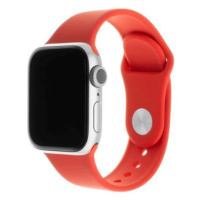 FIXED Silicone Strap silikonový řemínek set Apple Watch 42 mm/44 mm červený