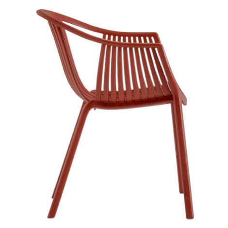PEDRALI - Židle TATAMI 306 DS s područkami - červená