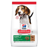 Hill's Science Plan Puppy Medium krmivo pro psy s jehněčím a rýží 14 kg