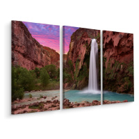 Vícedílné plátno Vodopády Havasupai II. Varianta: 120x180