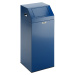 eurokraft pro Nádoba na tříděný odpad, objem 76 l, š x v x h 380 x 890 x 380 mm, hořcově modrá