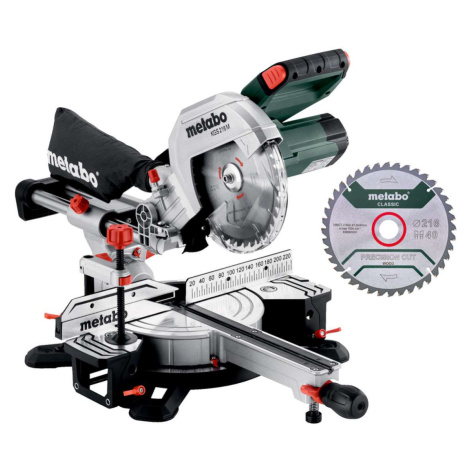 Metabo Nářadí - Kapovací a pokosová pila 216 mm, 1200 W, s pojezdem 613216900