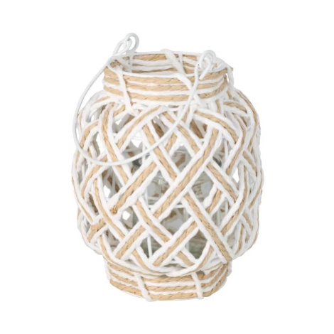 Lucerna 16x20 cm, bílá přírodní Asko