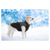 Vsepropejska Terenc obleček pro psa na zip Barva: Černá, Délka zad (cm): 57, Obvod hrudníku: 75 