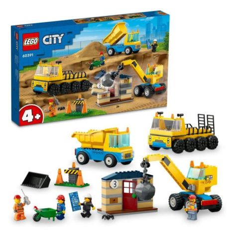 Stavebnice Lego City - Vozidla ze stavby a demoliční koule