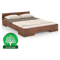 Dřevěná buková postel Skandica Spectrum Nízký 160x200 Ořech