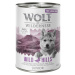 Wolf of Wilderness, 24 x 400 g za skvělou cenu! - Junior Wild Hills - kachní a telecí z volného 