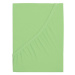 B.E.S. PETROVICE Prostěradlo Jersey česaná bavlna MAKO 160 × 200 cm, světle zelené