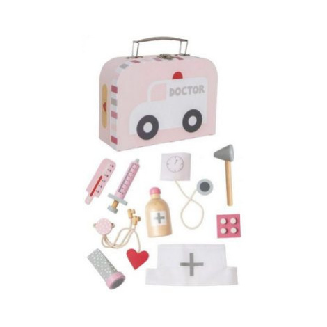 JaBaDaBaDoo Lékařský kufřík pro děti růžový