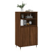 vidaXL Skříň highboard hnědý dub 60 x 36 x 110 cm kompozitní dřevo