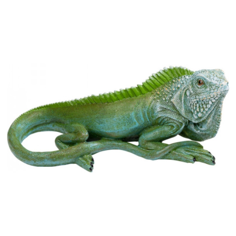 KARE Design Soška Lizard - zelená, 21cm
