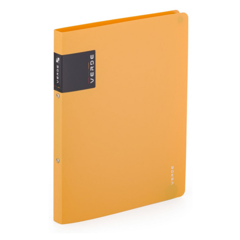 2-Kroužkový pořadač A4 PP VERDE - hořčice Karton P+P